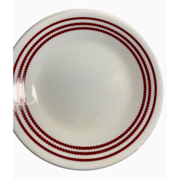 Corelle Bread Butter Plates Set Of 4 Ruby Red Made In USA - Picture 1 of 9